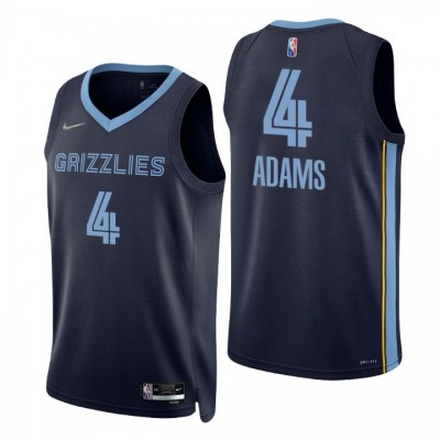 Nike Memphis Grizzlies #4 Steven Adams Navy Men's 2021-22 NBA 75th Anniversary Diamond Swingman Jersey - Icon Edition Men's